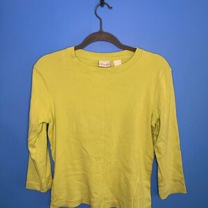 Lime Green Long Sleeve Top